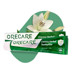 Orecare Chinese Herbal Toothpaste - Spearmint | Natural dental care with herbal extracts | 135 g