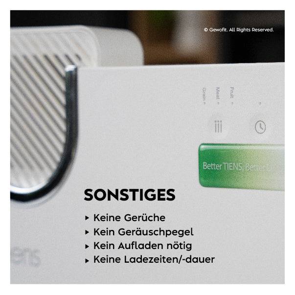 TIENS Obst Gemüse Fleisch Fisch Meeresfrüchte Getreide Müsli Reiniger TQ-D43 - gewofit