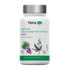 TIENS Ikan Inner Beauty Extra - Nahrungsergänzungsmittel mit lila Karottenpulver, Jiaogulan, Grüntee und Vitamin C | 56,25 g / 150 Kapseln