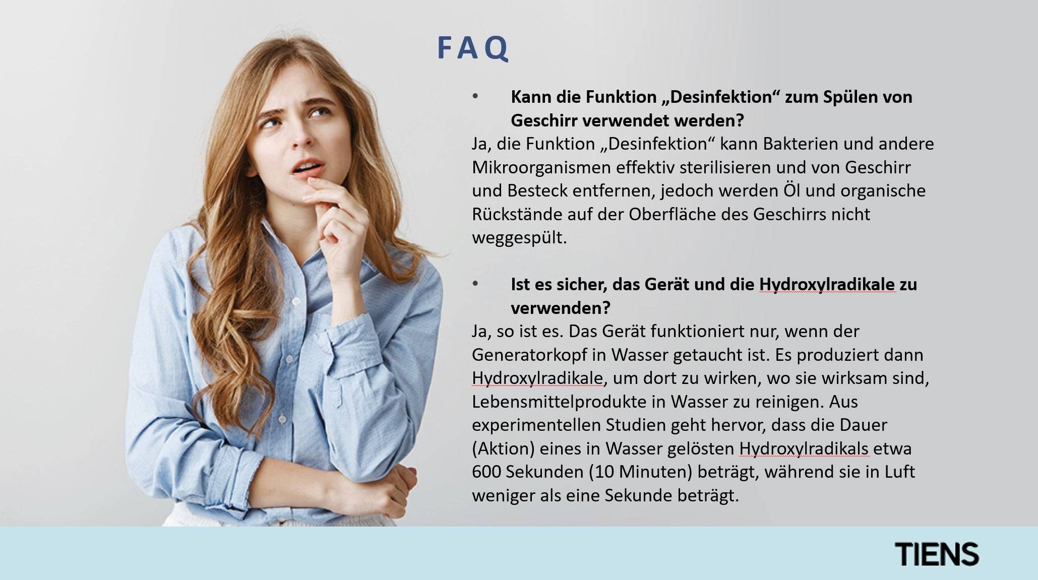 TIENS Obst Gemüse Fleisch Fisch Meeresfrüchte Getreide Müsli Reiniger TQ-D43 - gewofit