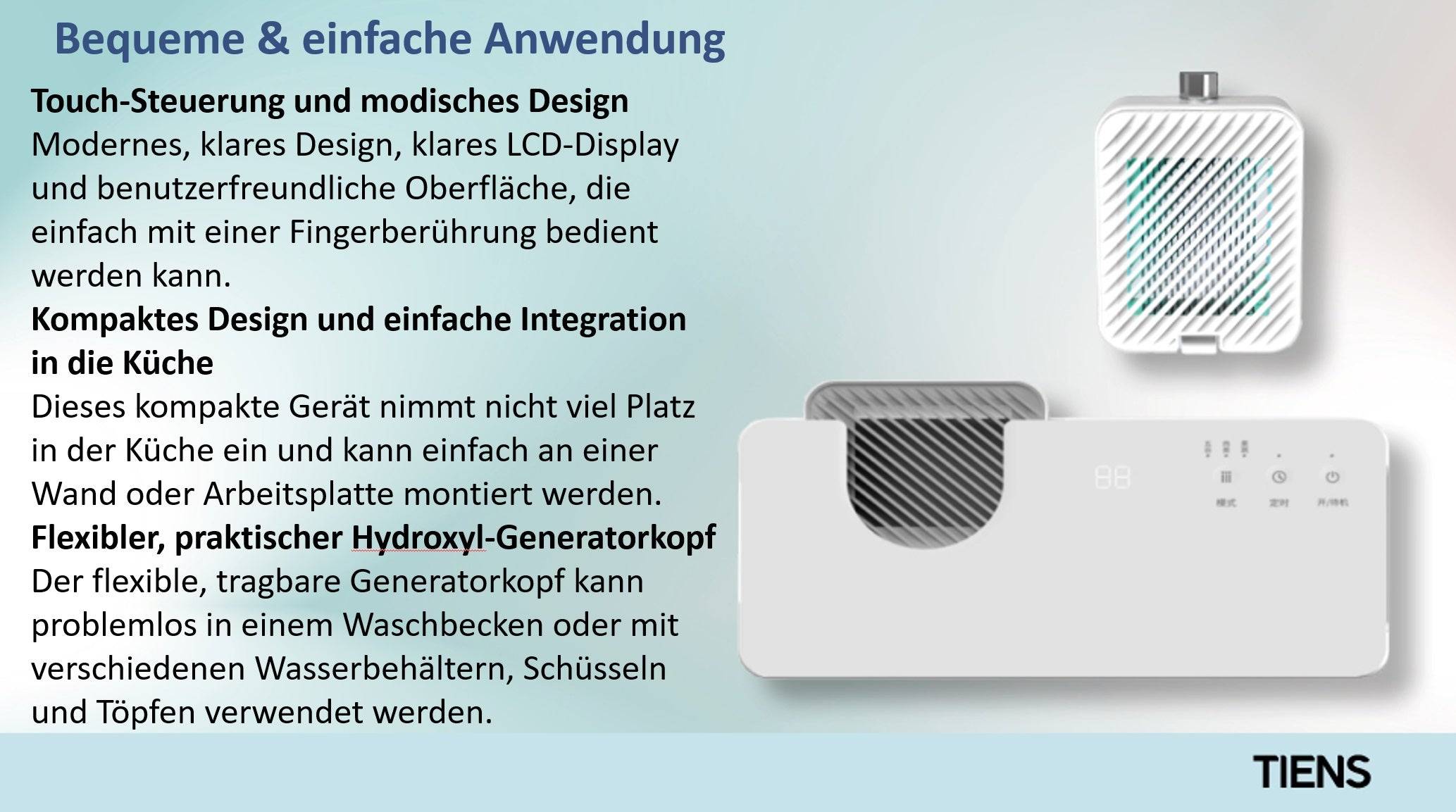 TIENS Obst Gemüse Fleisch Fisch Meeresfrüchte Getreide Müsli Reiniger TQ-D43 - gewofit