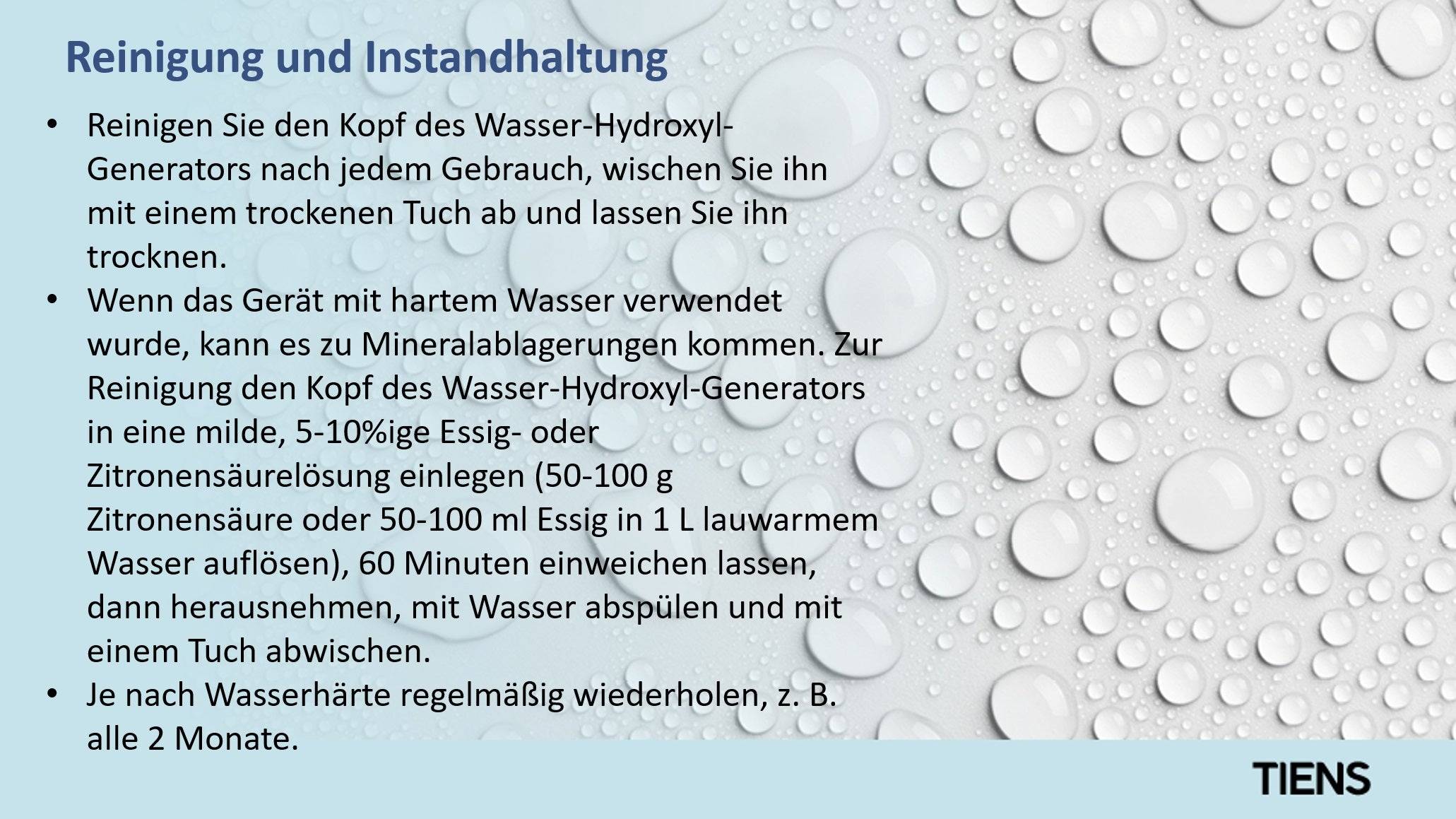 TIENS Obst Gemüse Fleisch Fisch Meeresfrüchte Getreide Müsli Reiniger TQ-D43 - gewofit