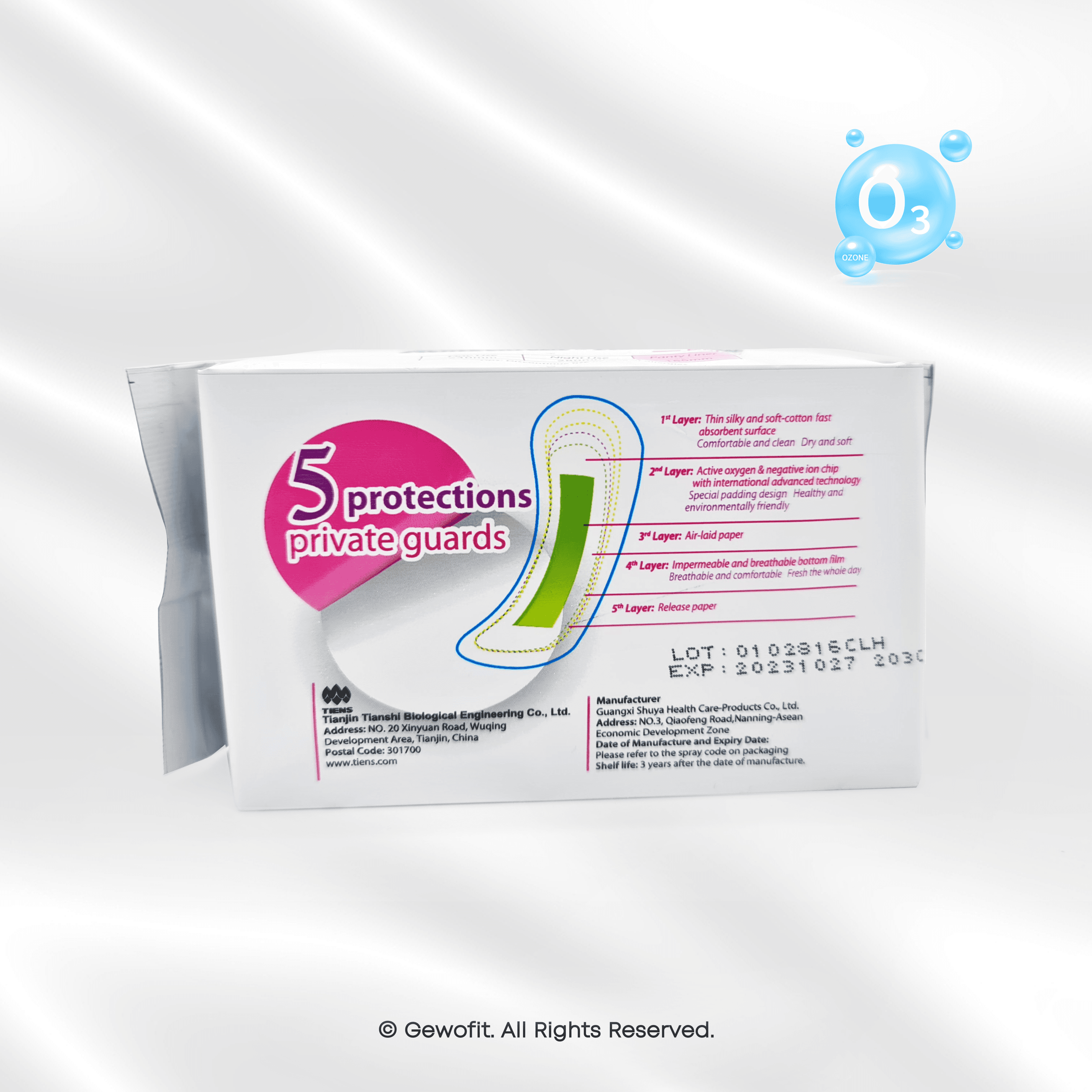 AiriZ Slipeinlage mit Aktivsauerstoff und negativen Ionen - gewofit