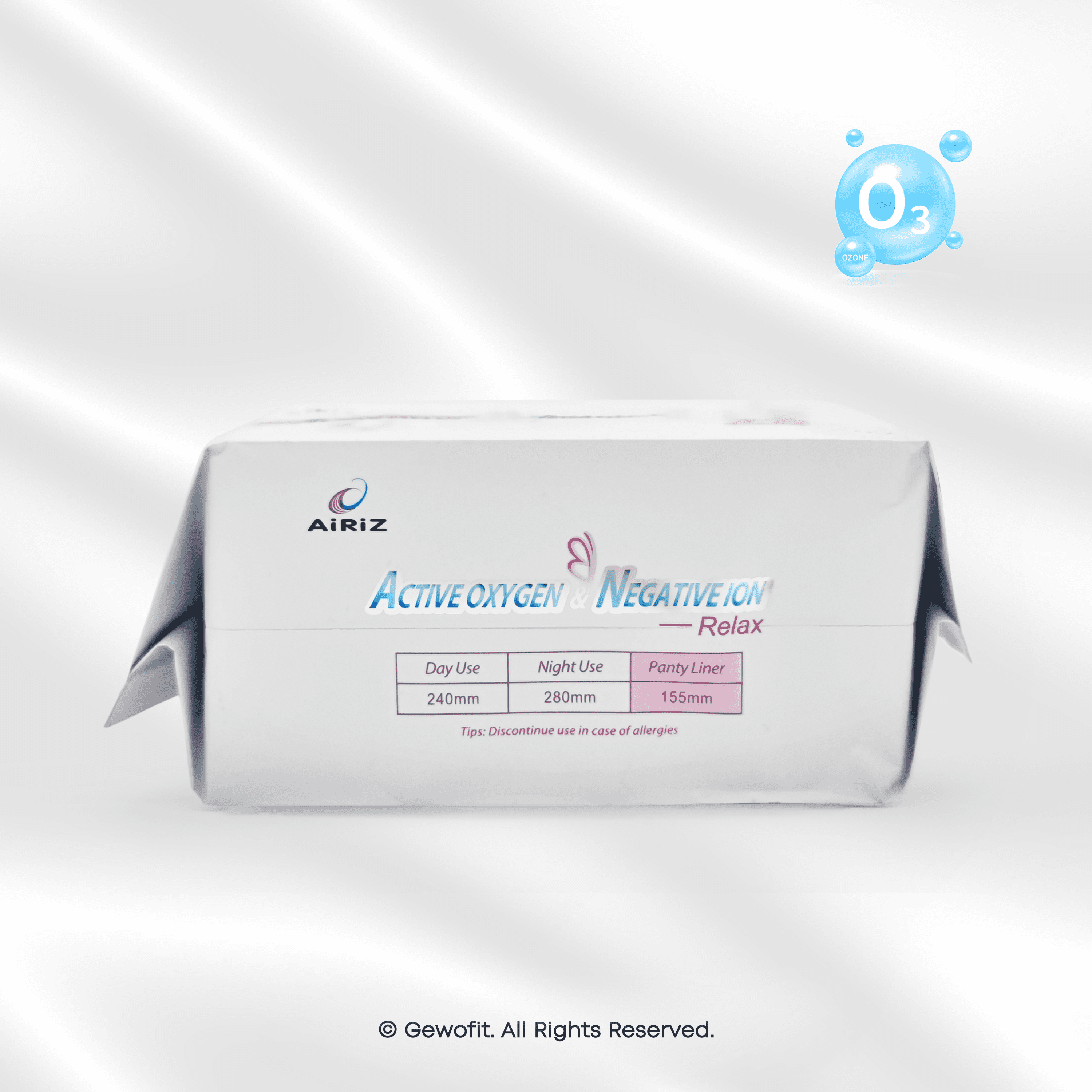 AiriZ Slipeinlage mit Aktivsauerstoff und negativen Ionen - gewofit