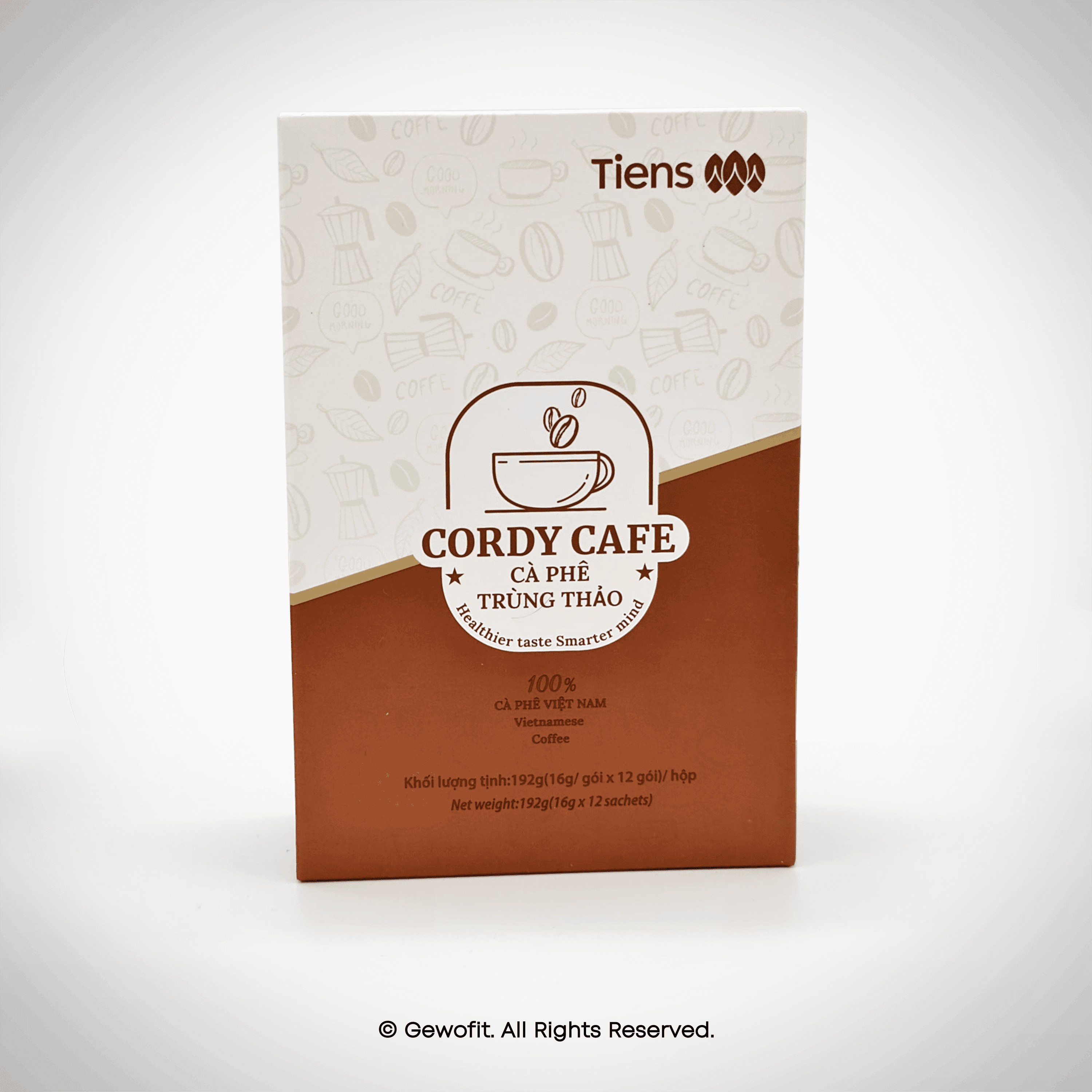 TIENS CordyCafe Robust mit Cordyceps sinensis, Goji-Beere-, Reishi- und Ginseng-Extrakt - gewofit