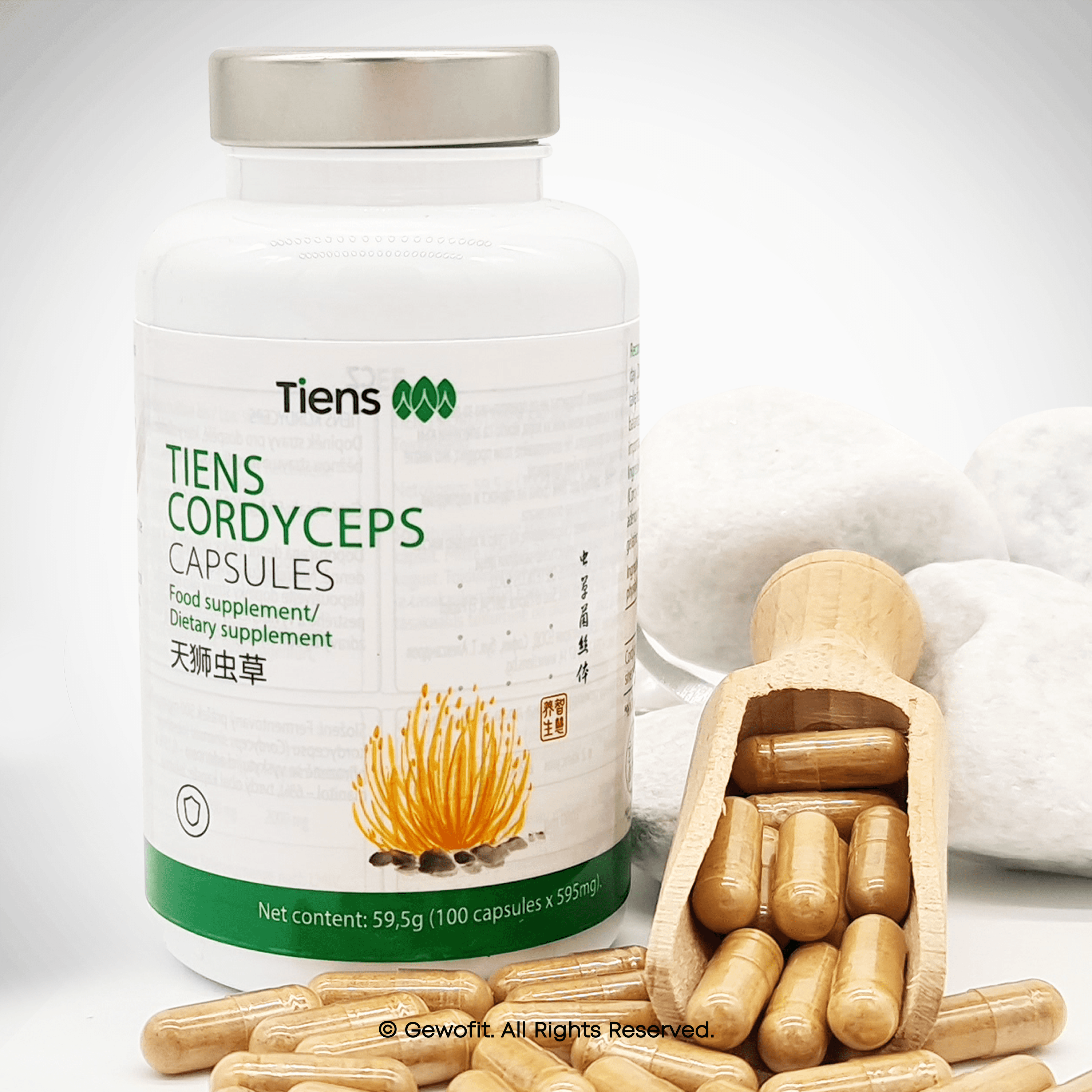 TIENS Cordyceps Kapseln aus Cordyceps Myzel Pulver - gewofit