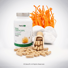 TIENS Cordyceps Kapseln aus Cordyceps Myzel Pulver - gewofit