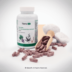 TIENS Ikan Inner Beauty Extra mit lila Karottenpulver, Extrakten aus Jiaogulan- und Grüntee-Blättern - gewofit