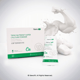 a package of ten's nutriti super calcium powder next to
