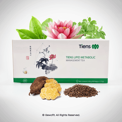 TIENS Teeähnliches Erzeugnis mit Gynostemma (Jiaogulan), Lotusblätter, Cassia-Samen, Chinesische Knöterichwurzel und sechs Sorten von grünem Tee - gewofit