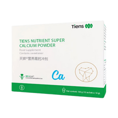 TIENS Calcium Pulver – Starke Knochen und gesunde Zähne | 100 g (10 Beutel)