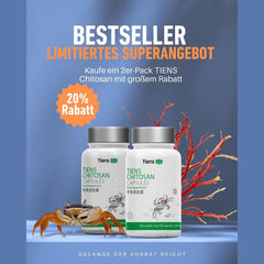 Tiens Chitosan Kapseln Schalentiere - 3 für 2 Angebot | Limited Edition